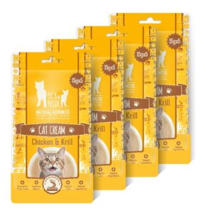Cat Snacks 12g Cat Strips Cat Treats -  Chicken & Krill Mashed Wet Grain