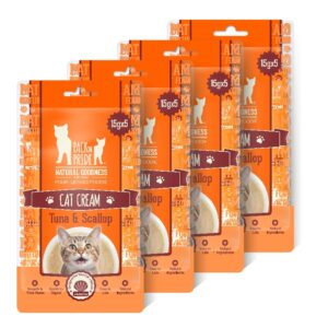 Cat Snacks 12g Cat Strips Cat Treats -  Tuna and Scallop Wet Grain