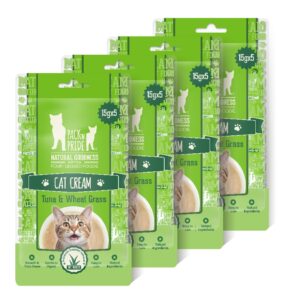 Cat Snacks 12g Cat Strips Cat Treats -   Chicken & Barley Grass Mashed Wet Grain