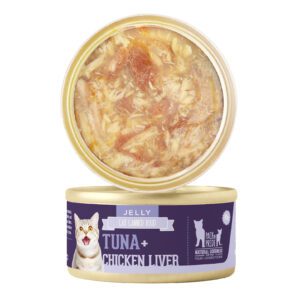 Pack'n Pride Canned Cat Jelly wet food Canned Tuna + Chicken liver